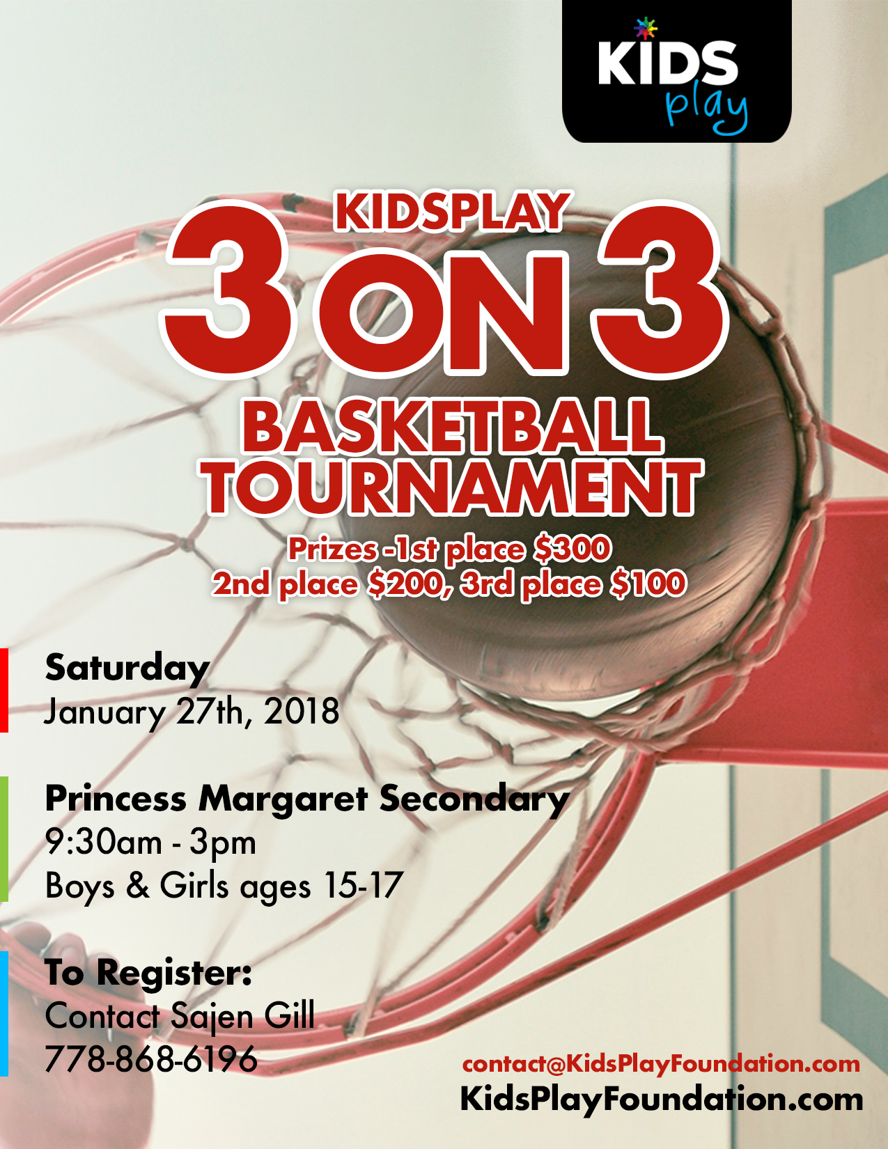 KidsPlay Foundation 3on3 Basketball Tournament - preparing kids for the ...