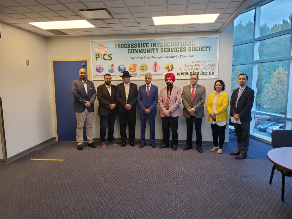 Consul General of India, Vancouver Visits Progressive Inter Cultural Service (PICS) Society And Senior’s Housing Facility- Guru Nanak Niwas