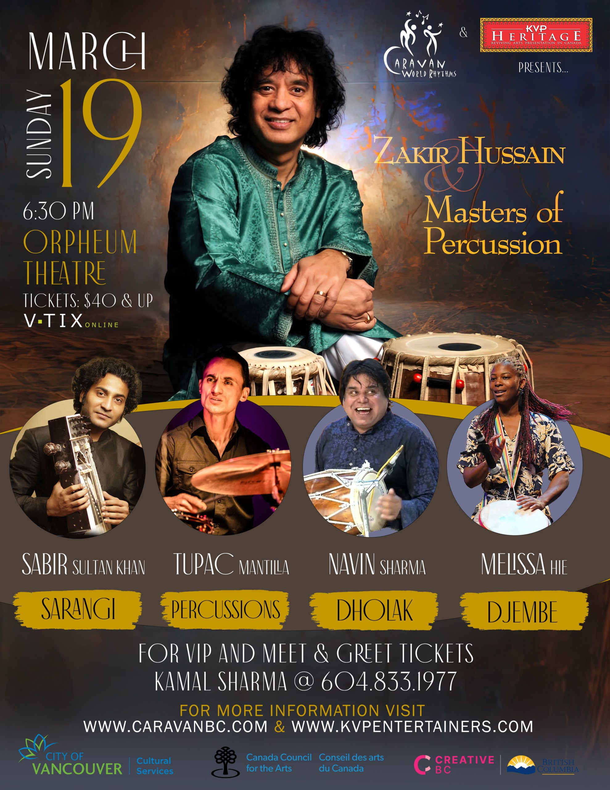 Zakir Hussain & Masters Of Percussion On March 19, 2023 Drishti Magazine