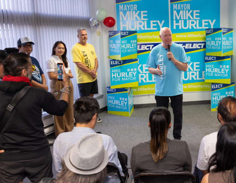 Mike Hurley Kicks Off Re-Election Bid at Opening of Campaign Headquarters 